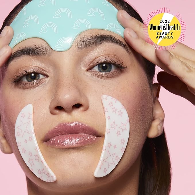 Pacifica Reusable Mask Set – Silicone Undereye & Brow Mask Set for Forehead & Under Eye, Anti-Wrinkle, Firming, Pair with Serum, Vegan & Cruelty-Free, 3 Pieces