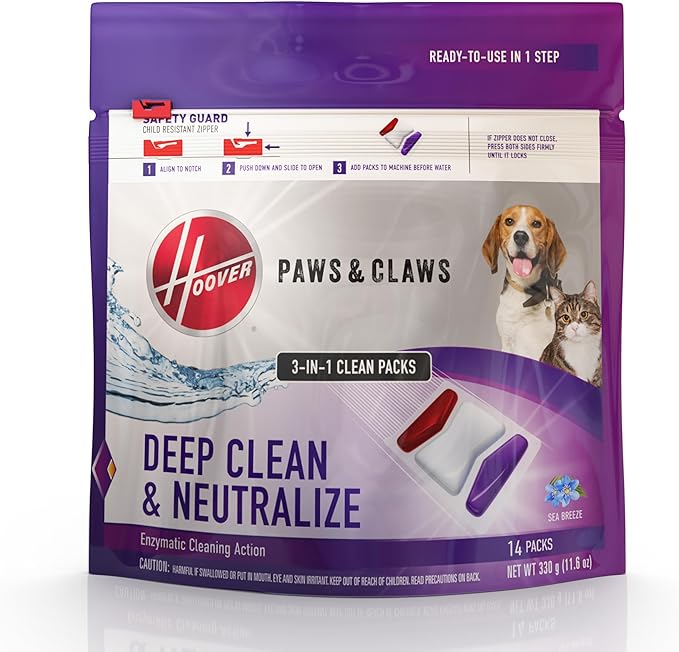 Hoover PowerScrub XL Pet Carpet Cleaner Machine for Carpet and Upholstery | Deep Cleaning Carpet Shampooer Machine with Multi-Purpose Tools, Powerful Suction, Pair with Hoover Cleaner Solution
