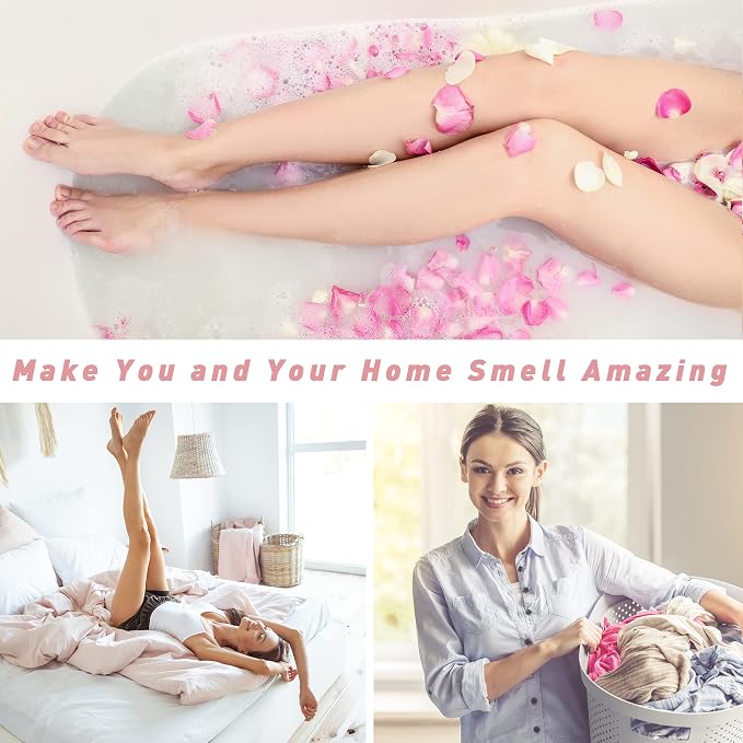 Rose Essential Oil, ESSLUX Aromatherapy Oils for Diffuser, Massage, Soap, Candle Making, Perfume, 30 ml