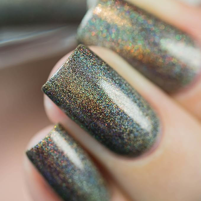 ILNP Treehouse - Rich Army Green Ultra Holographic Nail Polish