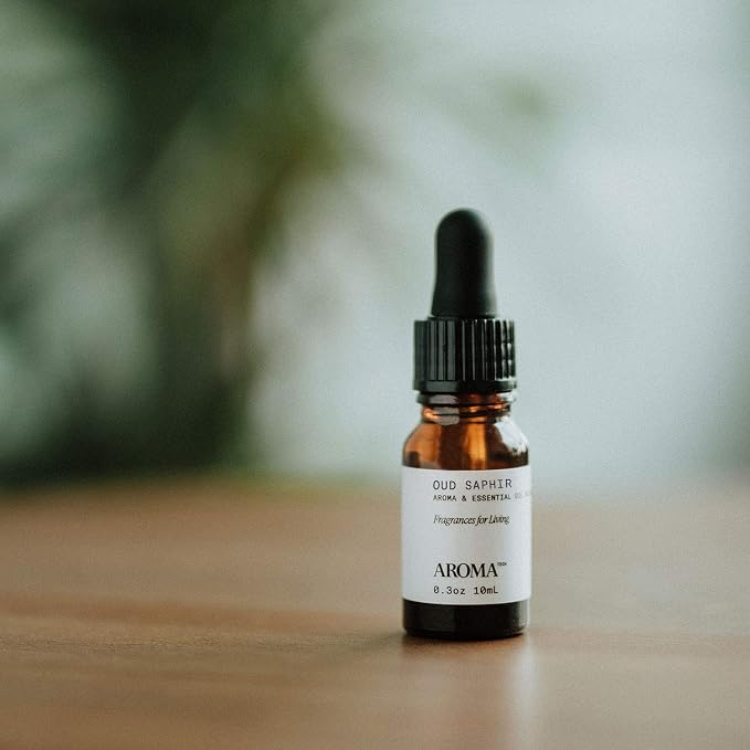 Aromatech Oud Saphir Aroma Essential Oil Blend: Luxury Hotel Inspired Aromatherapy with for Ultrasonic Diffusers & Nebulizers (10 mL)
