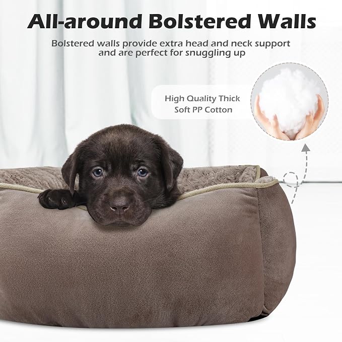 XX-Large Dog Bed Rectangle Washable Orthopedic Soft Calming Sleeping Durable Pet Cuddler with Anti-Slip Bottom