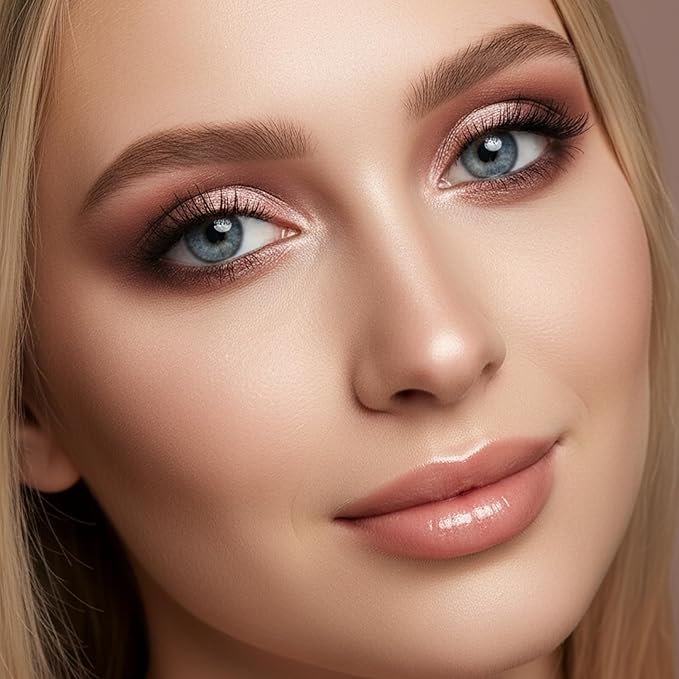 Lamora Eyeshadow Palette Makeup - Eye Makeup Palette with 16 Highly Pigmented Matte & Shimmer Shades - Vegan & Blendable