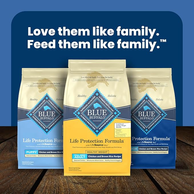 Blue Buffalo Life Protection Formula Healthy Weight Small Dog Food, 15 lb | Real Chicken #1 Ingredient, Promotes Lean Muscles & Weight Control in Small Breed Dogs, Antioxidant-Rich LifeSource Bits