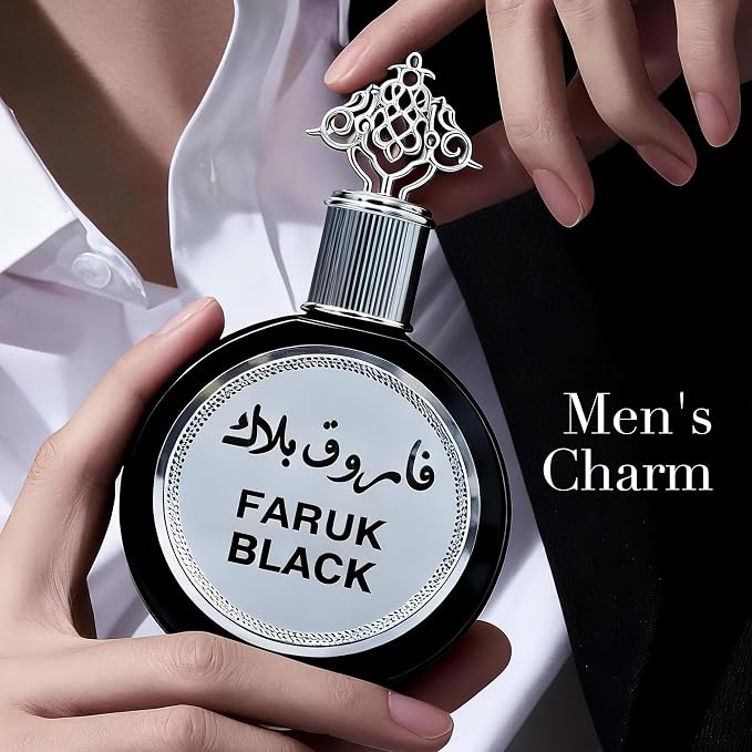 AFLUXE Verse Adonis & Faruk Black Combo Men Cologne 3.4 Fl. Oz Men's Perfume Refreshing Combination of Woody Floral & Fruity Scents Eau De Parfum for Men Lasts All Day Best Gift