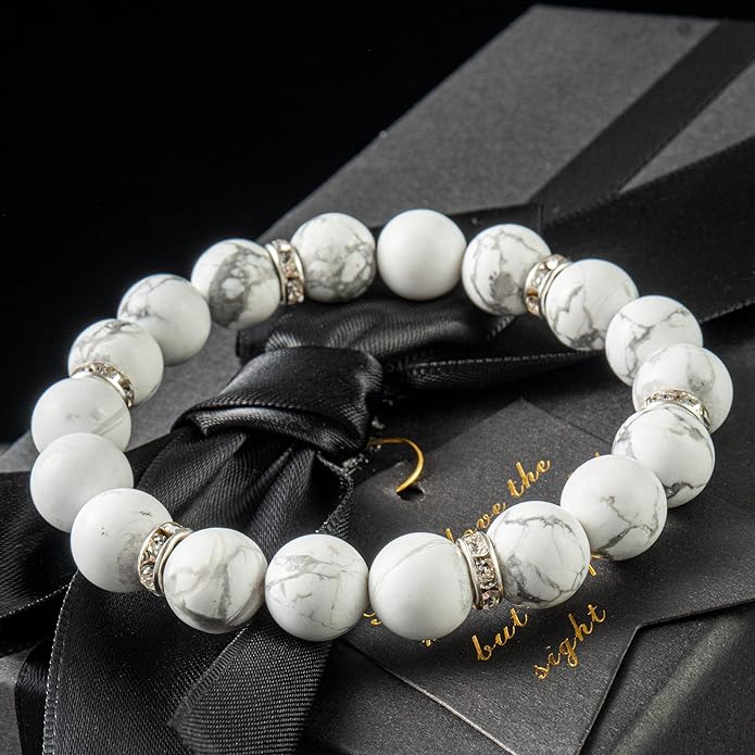 Healing Bracelet For Women Anxiety Crystal Bracelet Chakra Beaded Bracelets Rose Quartz Crystals And Healing Stones Yoga Bead Bracelet Calming Stretch Bracelet Stress Relief Gifts For Women