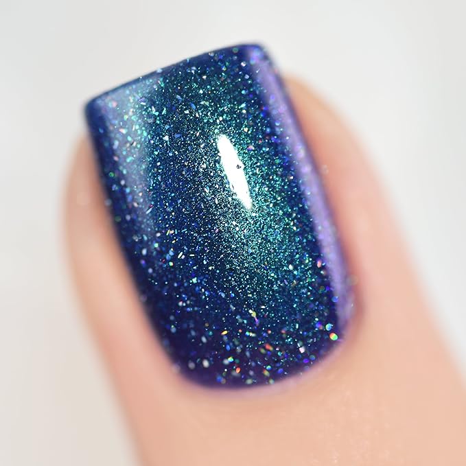 ILNP Interstellar - Navy, Teal, Purple Holographic Nail Polish