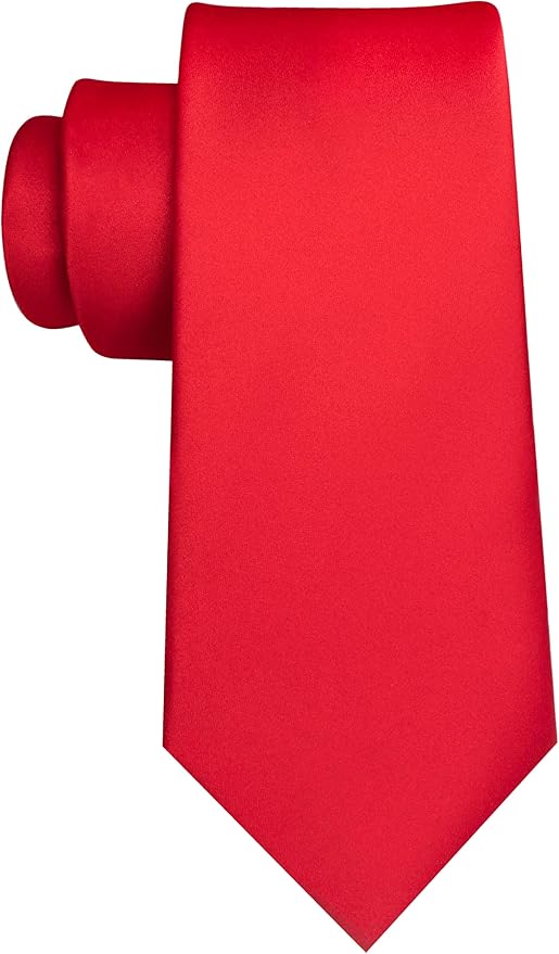 JEMYGINS Solid Color Tie Mens Necktie for Business and Wedding