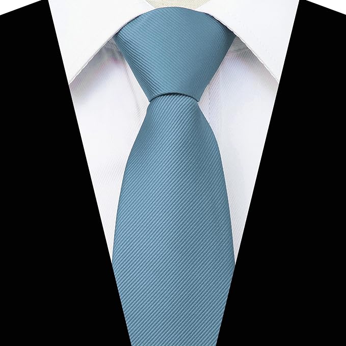 JEMYGINS 3.15“Solid Color Pre-tied Adjustable Necktie for Business and Wedding