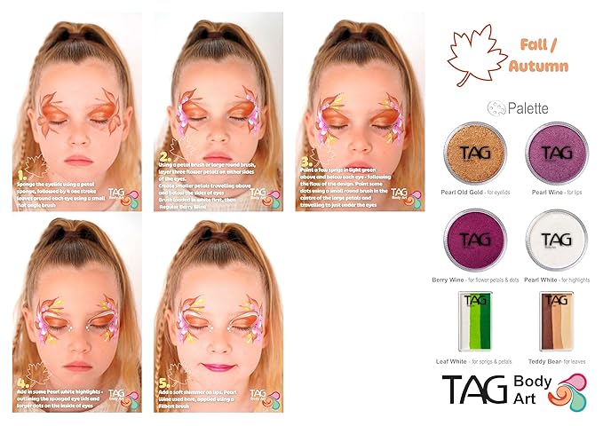 TAG Face and Body Paint - Pearl Old Gold 32gm