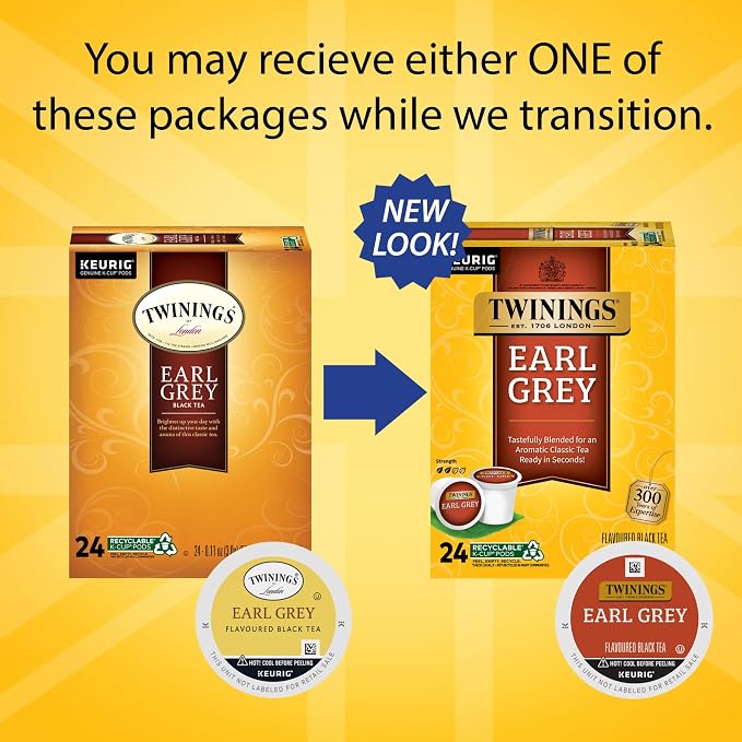 Twinings® Earl Grey Tea, Keurig® K-Cup® Pods, 24/Box