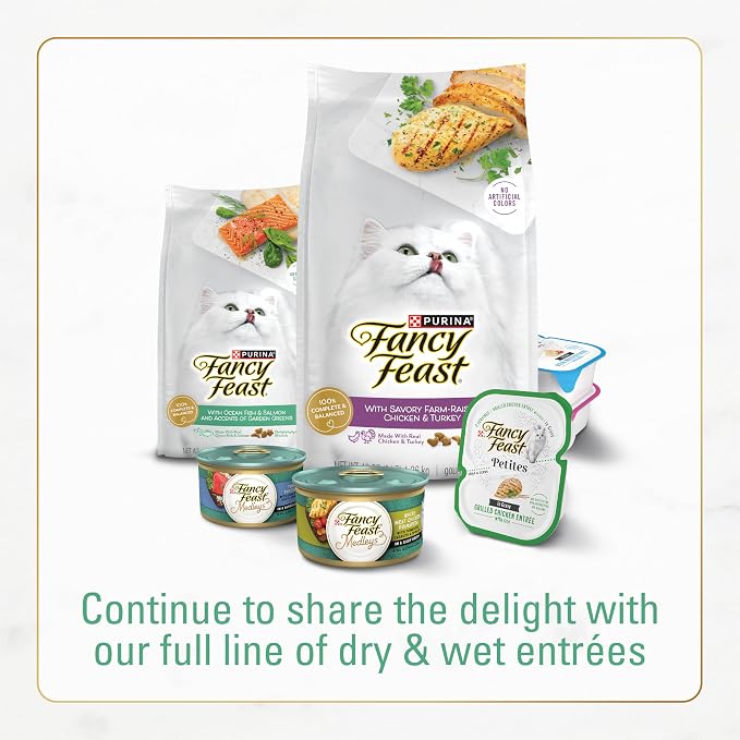 Fancy Feast Purina Dry Cat Food with Ocean Fish and Salmon - 3 lb. Bag (Pack of 2)