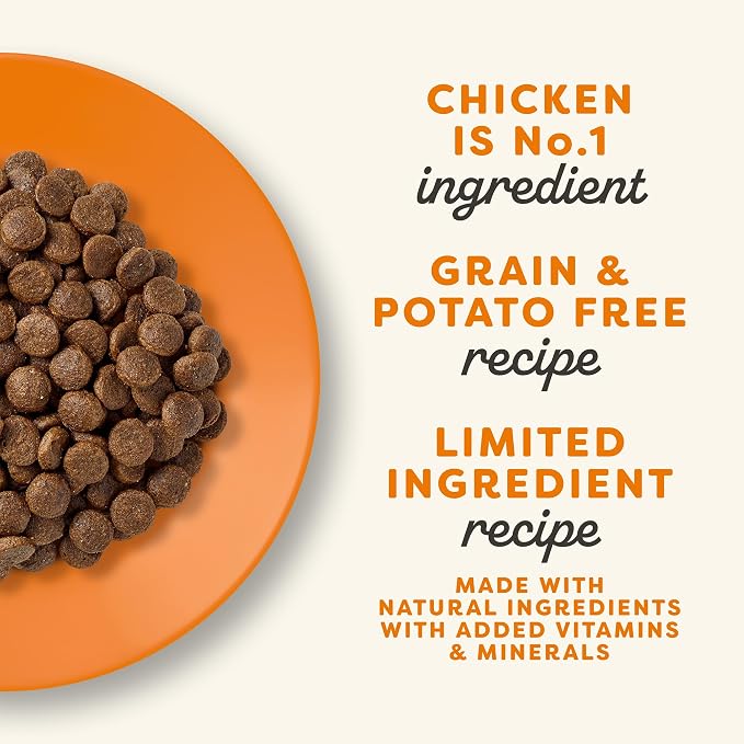 Applaws Complete Chicken & Turkey Grain Free Dry Cat Food 4 lb Bag | High Quality Protein, Limited Ingredient, Grain Free, Omega-3 Fatty Acids for Healthy Skin & Coat, Added Vitamins & Minerals