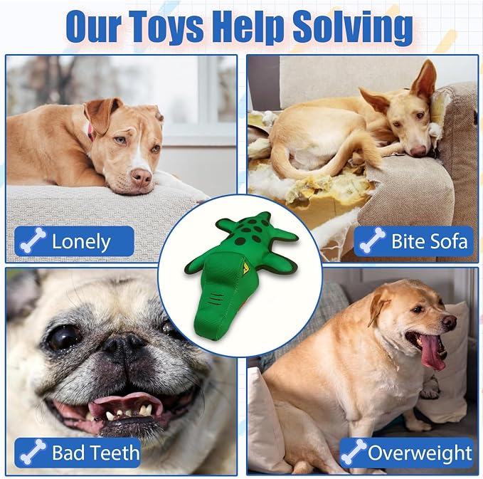 WOWBALA Dog Squeaky Toys,Puppy Teething Toys for Small Medium Dogs