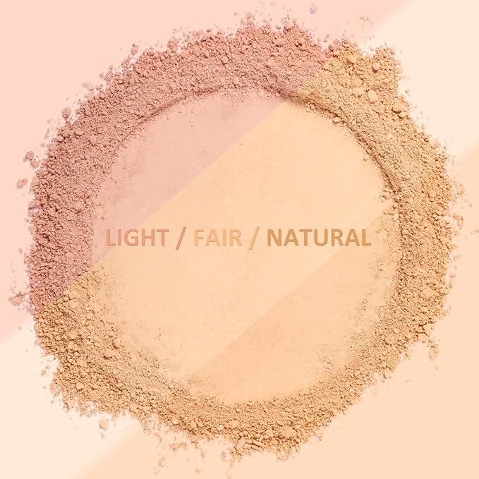 UCANBE Set & Prime Pressed Setting Powder – Lightweight Foundation Coverage & Oil Control, Hydrating | Long-Lasting | Alcohol-Free | Paraben-Free | Smooth Matte Finish (Natural)
