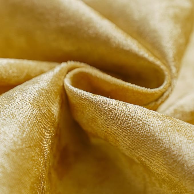 NiNi ALL Gold Velvet Throw Pillow Covers 22x22 Pack of 2 Decorative Couch | Soft Solid Boho Cushion Squar Pillow Cases for Chair Sofa Bedroom Farmhouse Living room Modern Luxury Home Decor Christmas