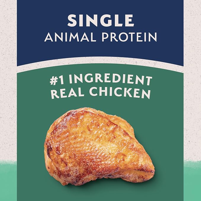 Natural Balance Limited Ingredient Adult Dry Dog Food - Balanced Nutrition for Adult Dogs - Grain-Free, Soy-Free Recipe - Limited Ingredient Formula - 4 lb - Chicken & Sweet Potato Recipe