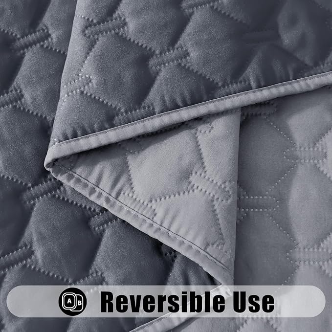 Smiry Waterproof Dog Bed Cover Blanket, Reversible Pet Blanket | Soft Reversible, Washable Leakproof Cats Dogs Couch Cover for Sofa, Couch, Furniture (82x102 Inch)