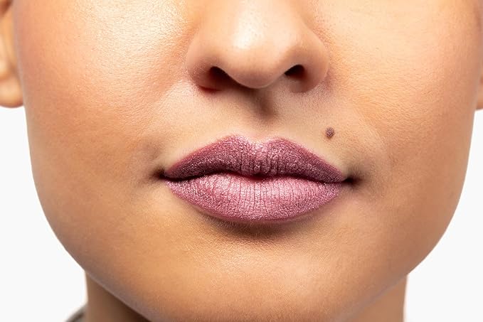 Aromi Metallic Matte Liquid Lipstick | Dusty Pink, Light Mauve Lip Color for Women, Shimmery Finish, Long-lasting (Fairy Tale)