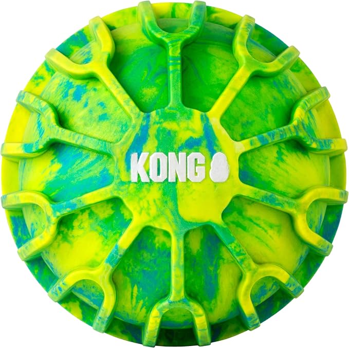 KONG FlexBall Interactive Fetch Toy, Floats in Water, for X-Large Dogs