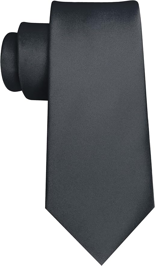 JEMYGINS Solid Color Tie Mens Necktie for Business and Wedding