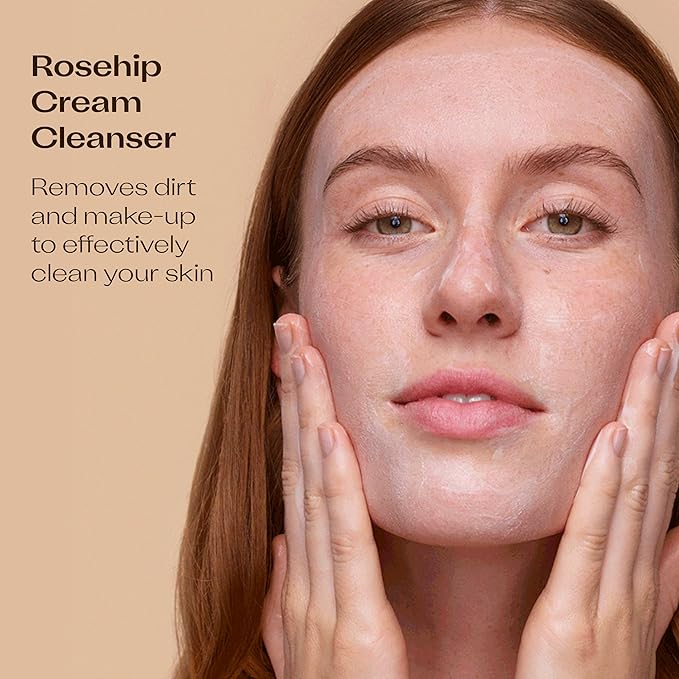 Trilogy Rosehip Cream Cleanser, New Formula with Prickly Pear, 3.38 fl oz