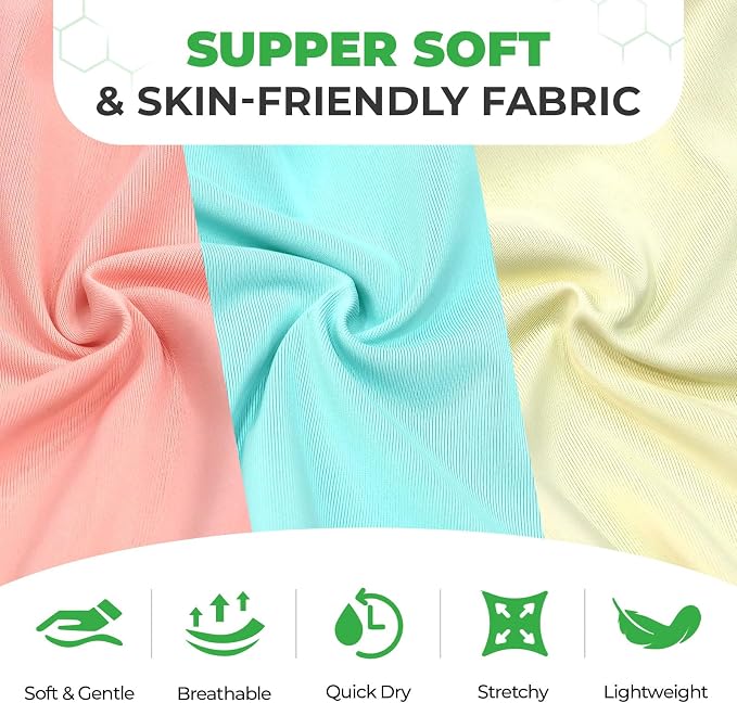 ABRRLO 3-Pack Reflective Dog Shirts for Small Medium Dogs Sun Protection Lightweight Puppy Cat T-Shirt with D-Ring,Soft Stretchy Dog Cooling Vest Cute Puppy Clothes Girl Summer Pet Outfits
