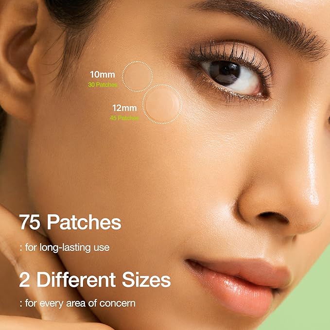 ANUA Ultra-Thin Spot Cover Patch, Invisible Hydrocolloid Acne Patch for Face, Cute Pimple Patches for Sensitive Skin, Korean Skincare (75 Counts) (Pack of 2)