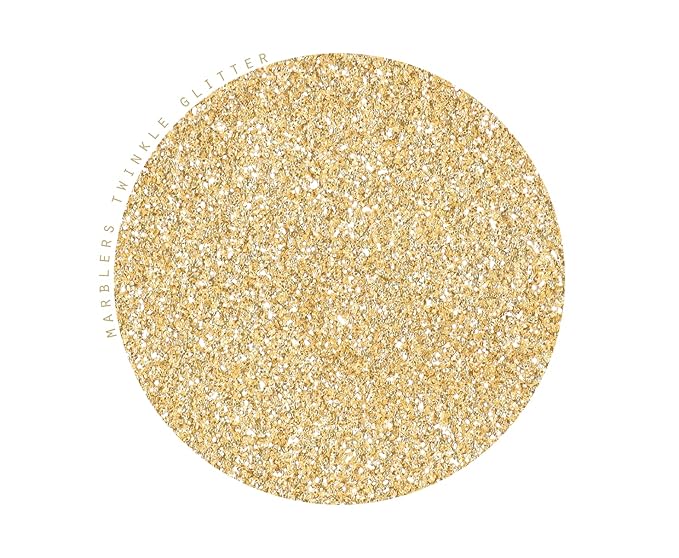 MARBLERS Twinkle Face & Body Glitter [Silk Beige] 0.18oz (5g) | Fine | Non-Toxic | Vegan | Cruelty-Free | Festival, Rave & Party Makeup | Eye, Hair, Nail Polish, Eyeshadow | Nail Art | Gel Nail