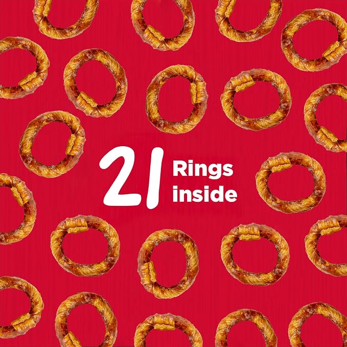 Country Kitchen Rawhide Free, Peanut Butter Rings Dog Chews, 21 Count | Made with Real Peanut Butter, Highly Digestible, Gluten Free