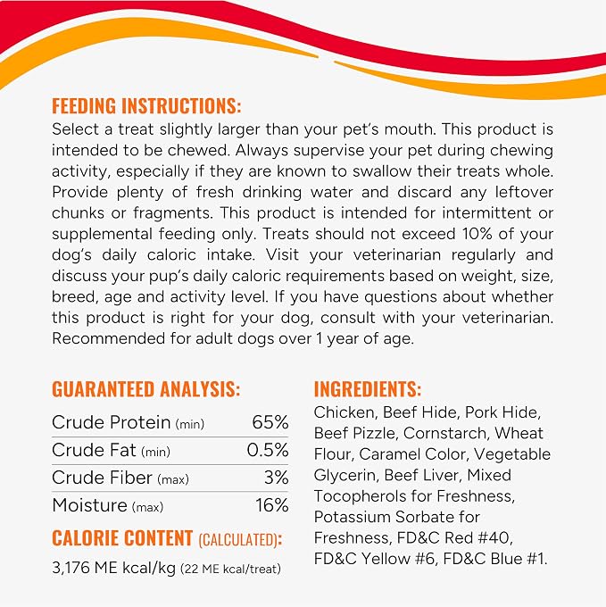 GOOD 'N' FUN Twists Long-Lasting Dog Treat with Real Bully, 6 Count | Premium Chicken, Bully & Beef Hide Chew, High Protein Supports Strong Muscles and Healthy Immune System, For Adult Dogs
