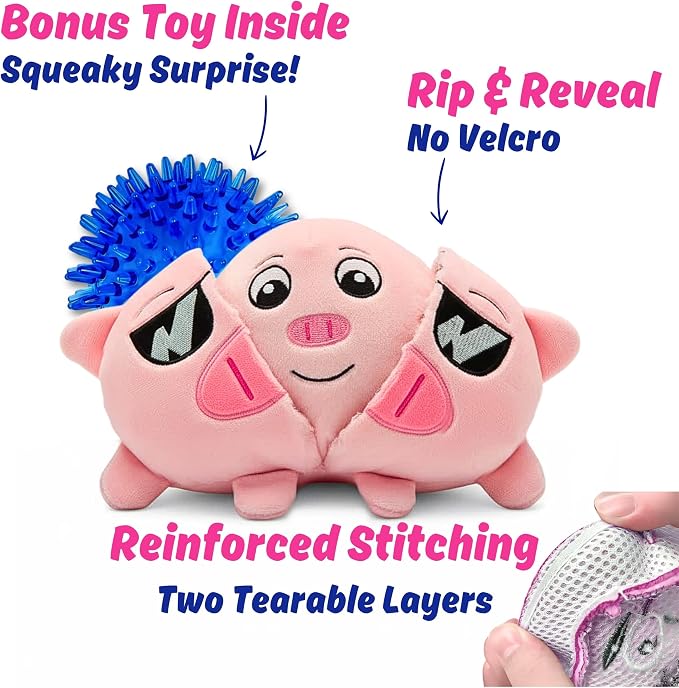 Dog Toy for Aggressive Chewers, Tough Squeaky Chew Ball, Large Breeds Gift