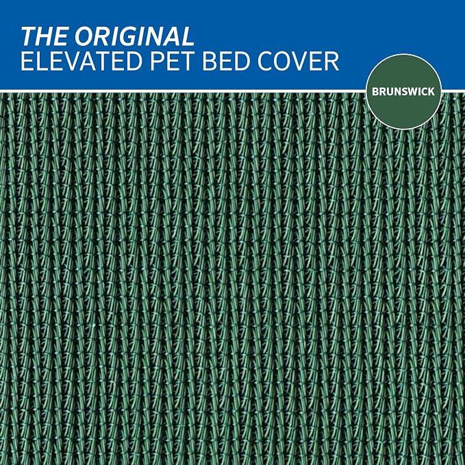 Coolaroo Original Pet Bed Replacement Cover - Brunswick Green - Large (43.5" x 31.5") (Pack of 3)