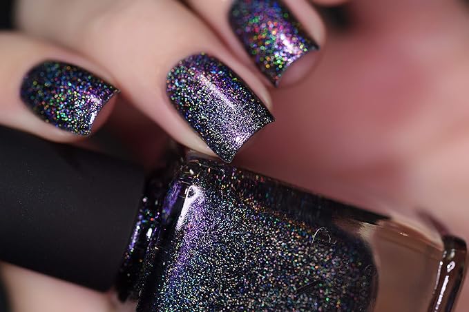 ILNP Pulse - Purple to Gold Color Kissed Ultra Holographic Nail Polish