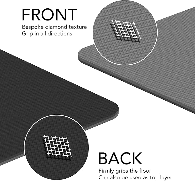 Large Exercise Mat – Extra Thick 10mm Workout Mat (72"x32") – Non-Slip TPE Yoga Mat for Women & Men – Pilates, HIIT, Fitness & Home Gym Mat – Includes Free Carry Bag