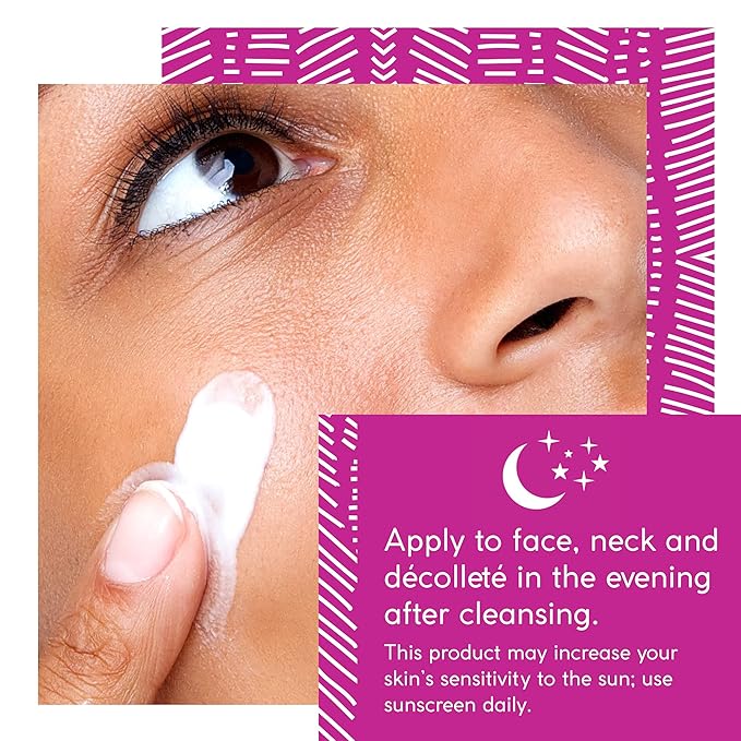 MyChelle Dermaceuticals Remarkable Retinal Night Cream Nutrient-Rich Moisturizer with Vitamin A Retinaldehyde for All Skin Types, Cruelty Free, Vegan, White, 1.2 Fl Oz