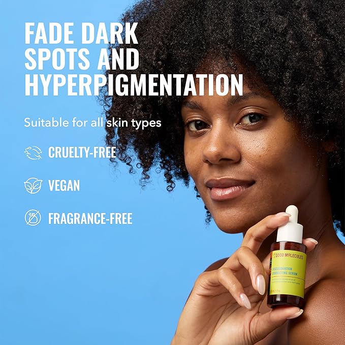 Good Molecules Discoloration Correcting Serum Pack 2 – 30 ml Each | Tranexamic Acid & Niacinamide Serum to Target Dark Spots and Hyperpigmentation, Skin Care for Face