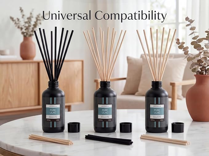 Aronica Lilac Reed Diffuser Oil Refill, Infusion Oils Aromas, Lilac Diffuser Refills Liquid, Aroma Diffuser Perfume, Esencia De Olores para Casa, Diffusers for Home, Floral Fragrance Oil