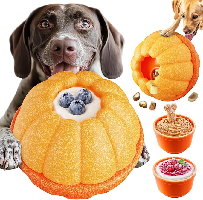 KADTC L, 3-in-1, Frozen Treat Dog Toy & Kibble Dispenser & Chew & Lick Toy