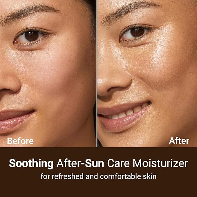 Zoi Teli’a After Sun Care Moisturizer with Coffee Berry Polyphenols, Ashwagandha & Green Tea Extract -Fast Absorbing Daily Moisturizing Summer Skincare Cream for Face and Body - Beige - 1.7 oz