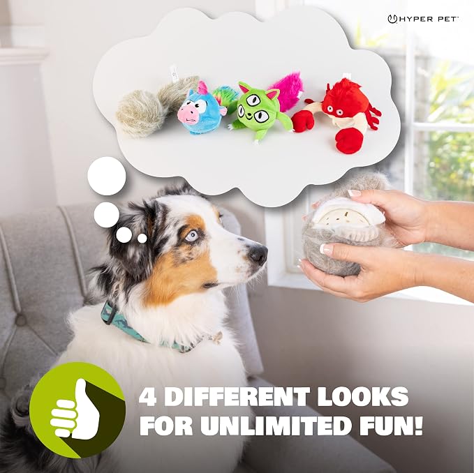Hyper Pet Doggie Pal Unicorn Interactive Plush Dog Toy, Wiggles and Barks | Vibrating design busts boredom with stimulating play sessions, keeps curious pups engaged, entertained and active every day