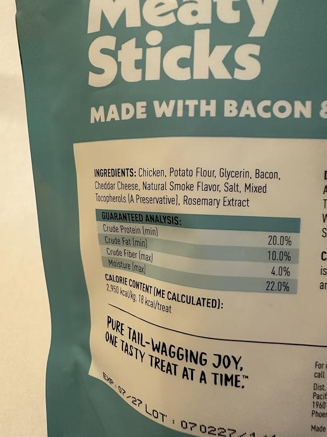Soft Chews Bacon & Cheese Sticks 2-Pack
