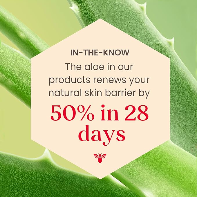 Burt's Bees Calming Eye Cream With Aloe and Rice Milk, Moisturizes Without Causing Redness or Irritation, 98.7 Percent Natural Origin Skin Care, 0.5 oz. Bottle, (Pack of 2)