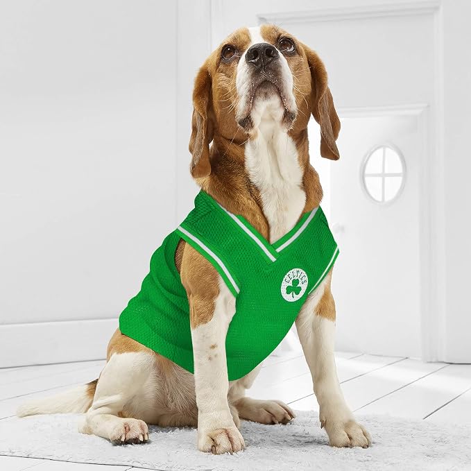 Pets First NBA BOSTON CELTICS DOG Jersey, Large - Tank Top Basketball Pet Jersey