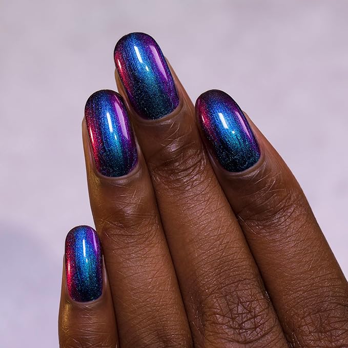 ILNP Birefringence - Blue, Purple, Red, Green, Yellow, Orange Ultra Chrome Color Shifting Nail Polish