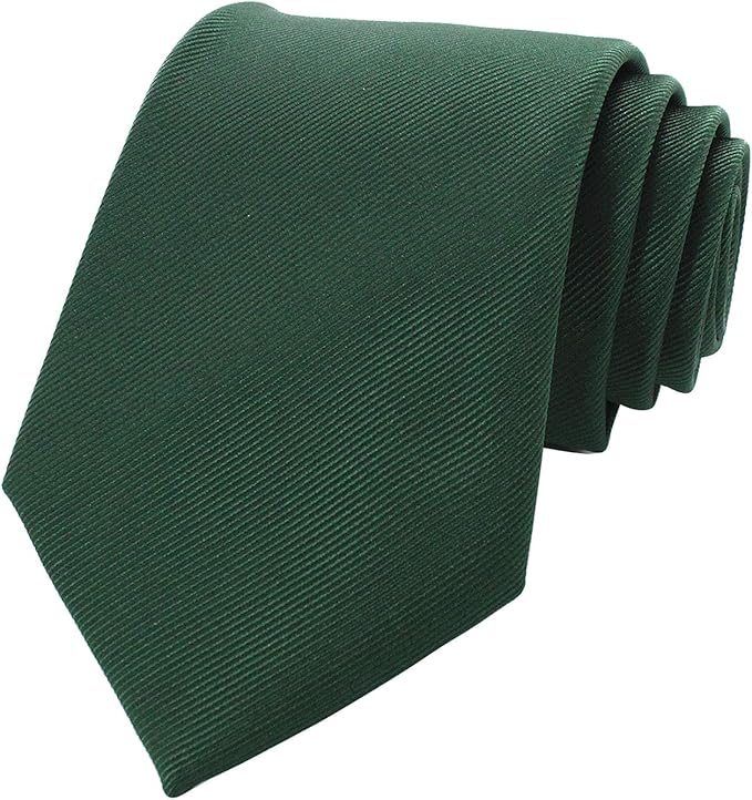 RBOCOTT Solid Color Tie Formal Necktie for Men