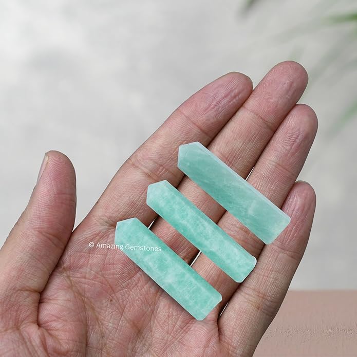 Amazing Gemstone Crystal Points Bulk Healing Crystals & Stones - Premium Single Terminated Healing Wand Point Bulk Crystals for Crafts, Crystal Grid, DIY Work