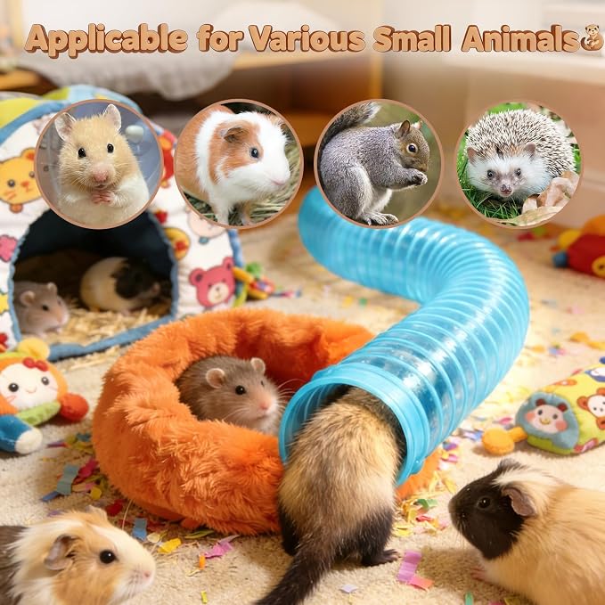 Mity rain 2PCS Ferret Toys with 6 Balls Inclueded