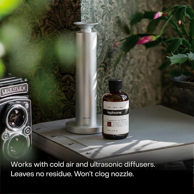 Essential Oil for Waterless Diffusers, Premium Aroma Oil for Home Scenting, Fragrance Oils for Cold Air and Ultrasonic, Pure, Hotel Luxury, Aromatherapy 3 fl oz (Sandal & Melon)