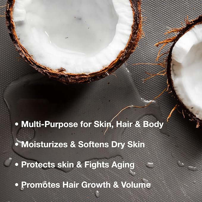 Coconut Oil 76 Degree by Soapeauty | Cold Pressed | Natural Carrier Oil for Candle Making & Soap Making, Face, Skin Care, Hair Care | 7 lbs